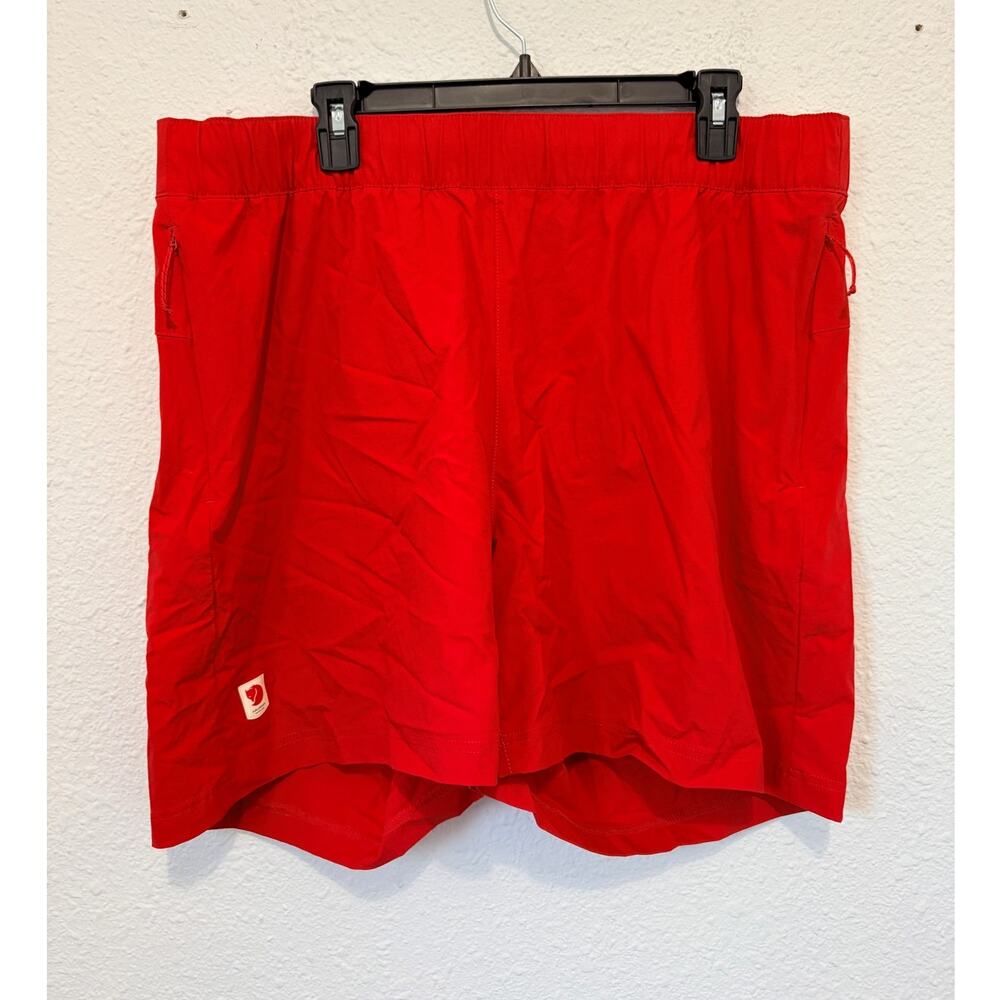 Fjallraven Women's High Coast Red Shorts Size 37 / XL Outdoor Hiking Gorpcore